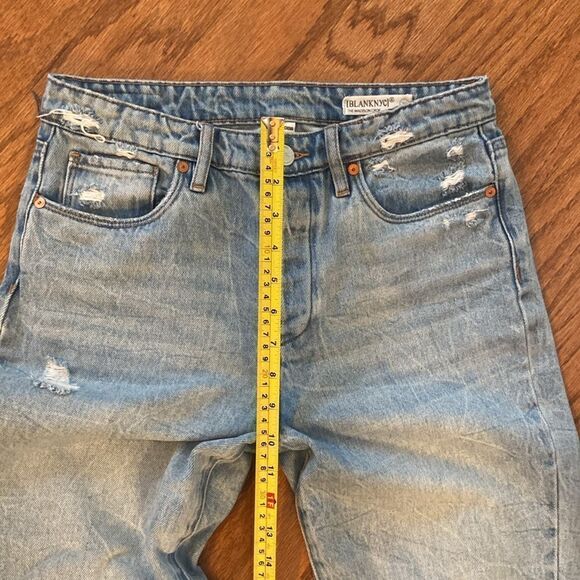 Blanknyc (the Madison crop)  size 27 jeans, distressed, high waisted - Picture 5 of 9